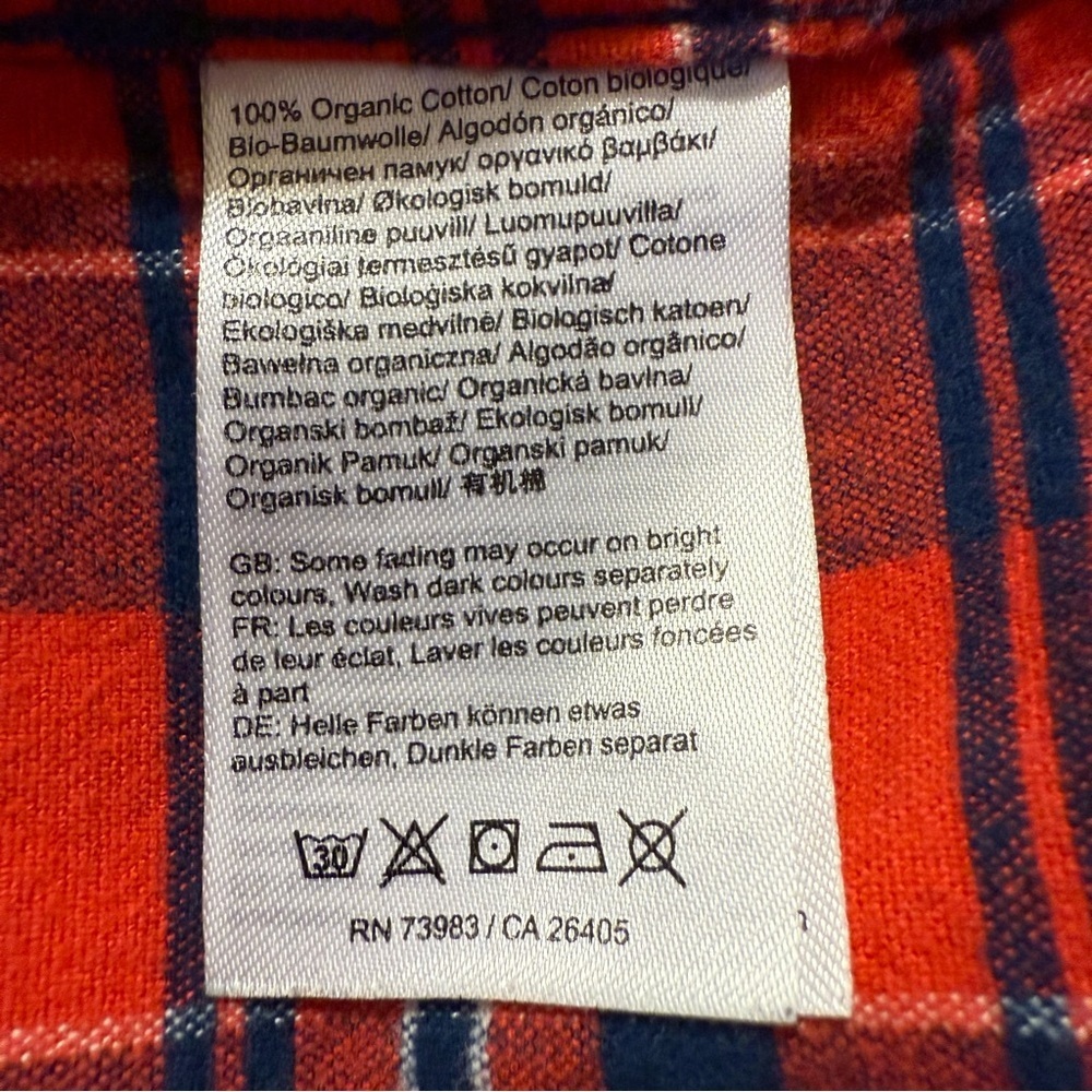 Helly Hansen | Red and Blue Checkered Shirt | 100% Cotton | Sz M - Picture 6 of 7